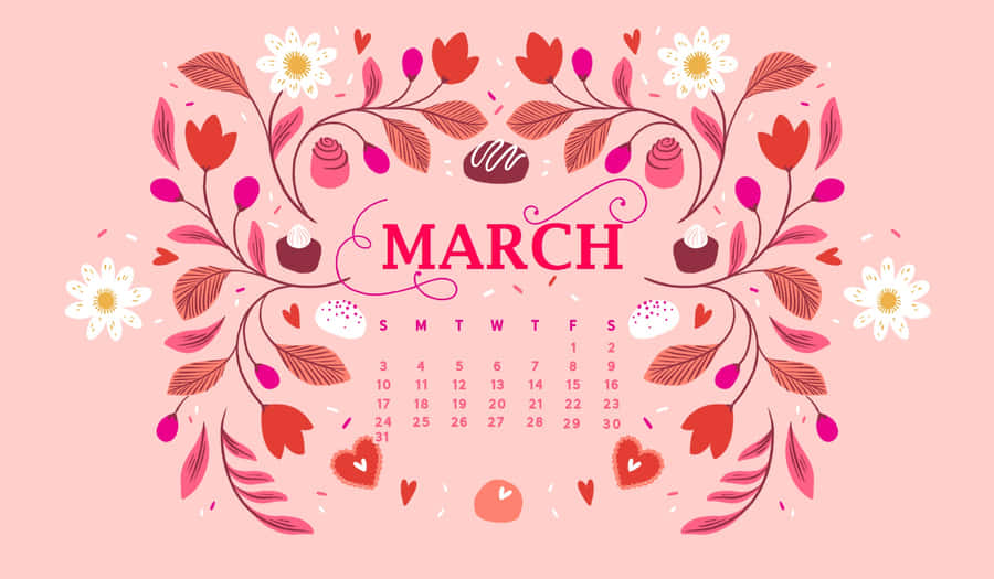Enjoying The Beauty Of Nature In A Cute March Wallpaper