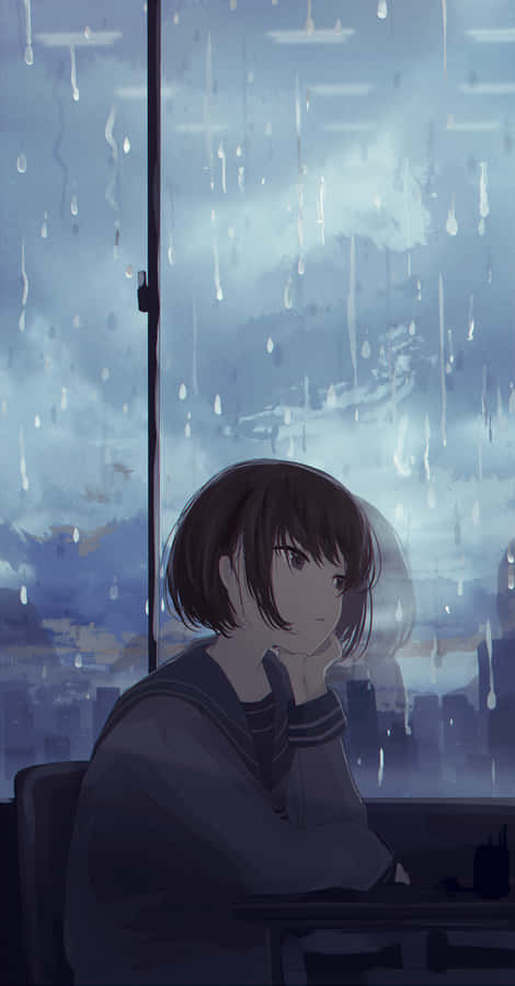Enjoying The Rainy Day Wallpaper
