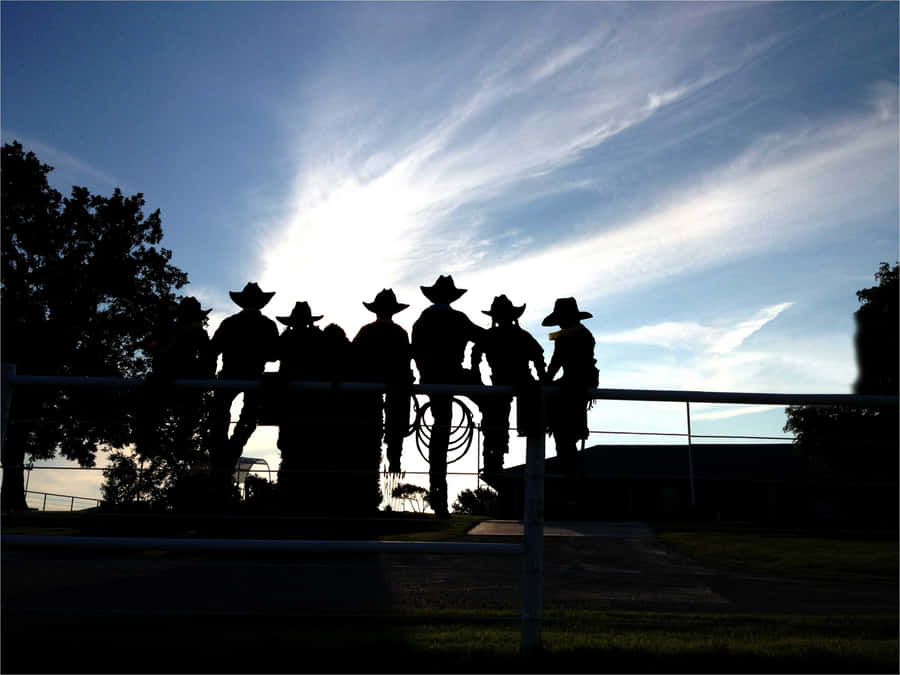 Enjoying The Thrill Of The Rodeo Wallpaper