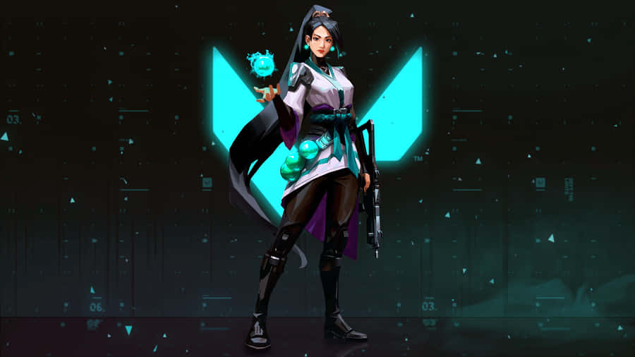 Epic Battle In The World Of Valorant Wallpaper