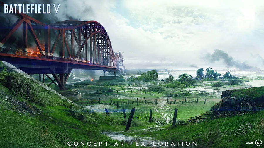 Epic Battlefield 5 Action Wallpaper