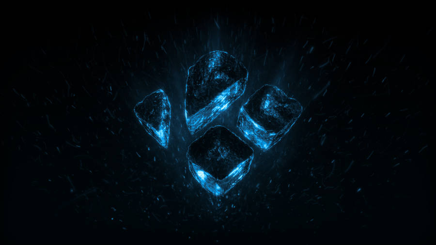 Epic Stone Design Of Kodi Logo Wallpaper
