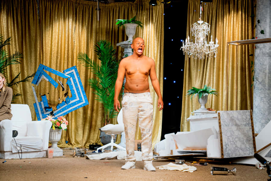 Eric Andre Show Chaotic Set Wallpaper