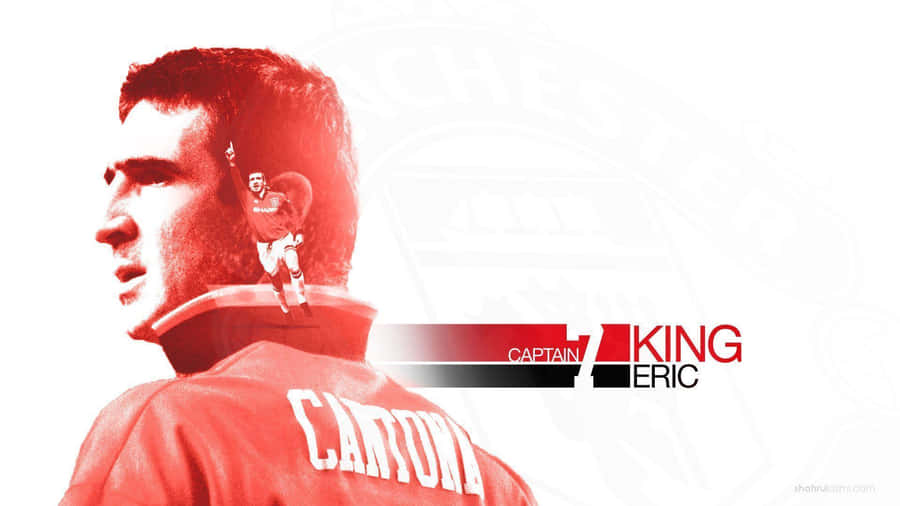 Eric Cantona In Red Wallpaper