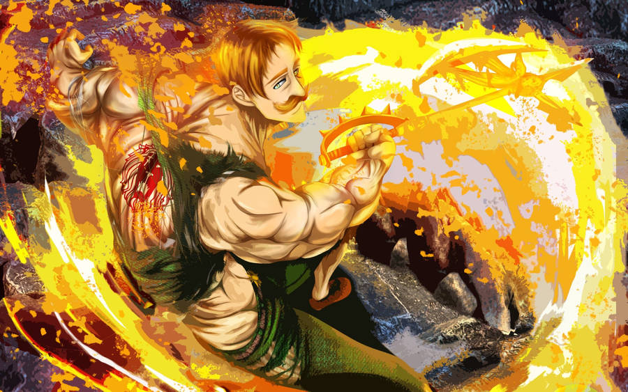 Escanor Using His Ability Wallpaper