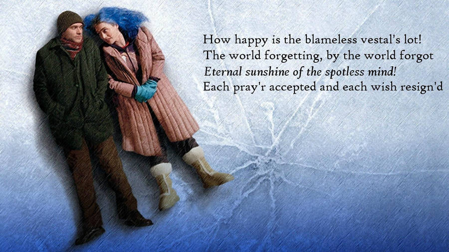 Eternal Sunshine Of The Spotless Mind Movie Quote Wallpaper