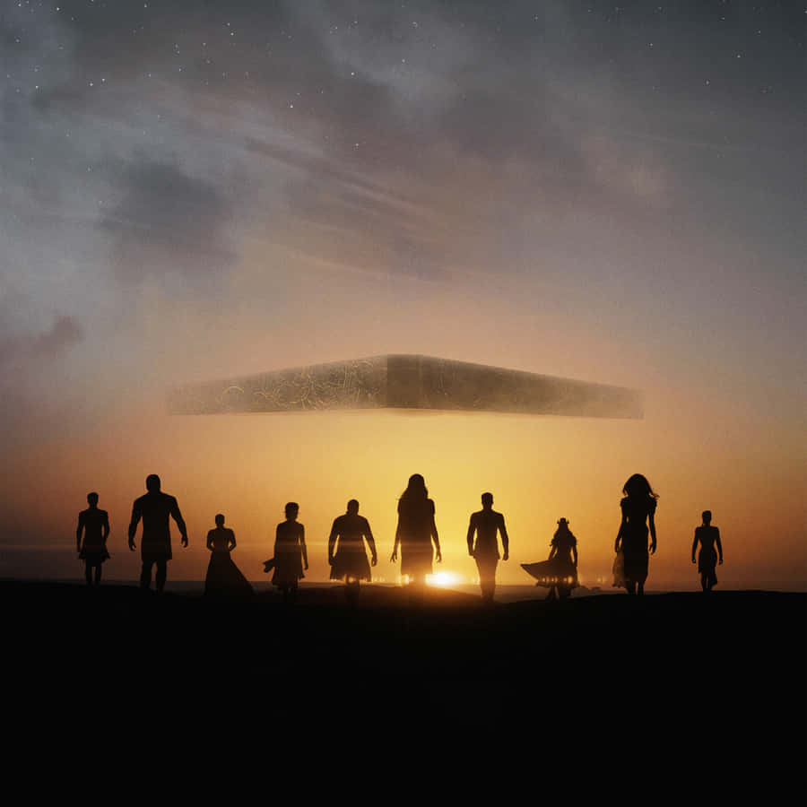 Eternals Movie Silhouette Teaser Wallpaper