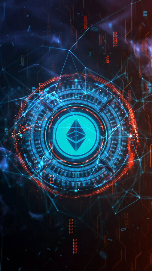 Ethereum Computer Hologram Wallpaper