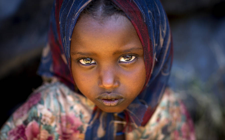 Ethiopia Borana Little Girl Wallpaper
