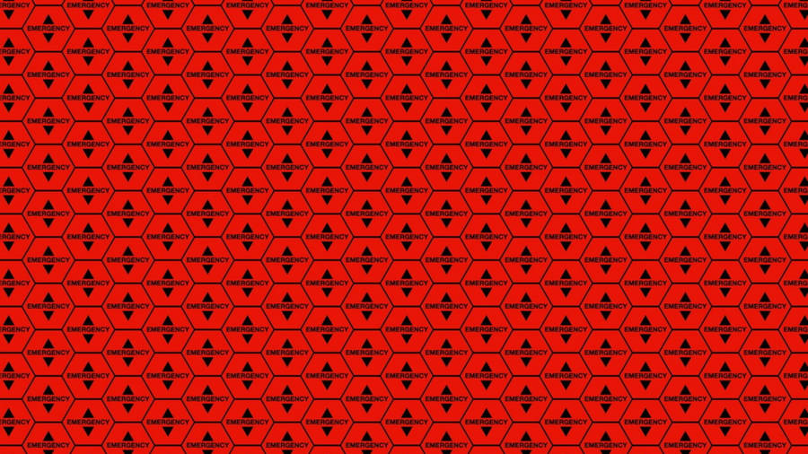 Evangelion 4k Emergency Warning Wallpaper