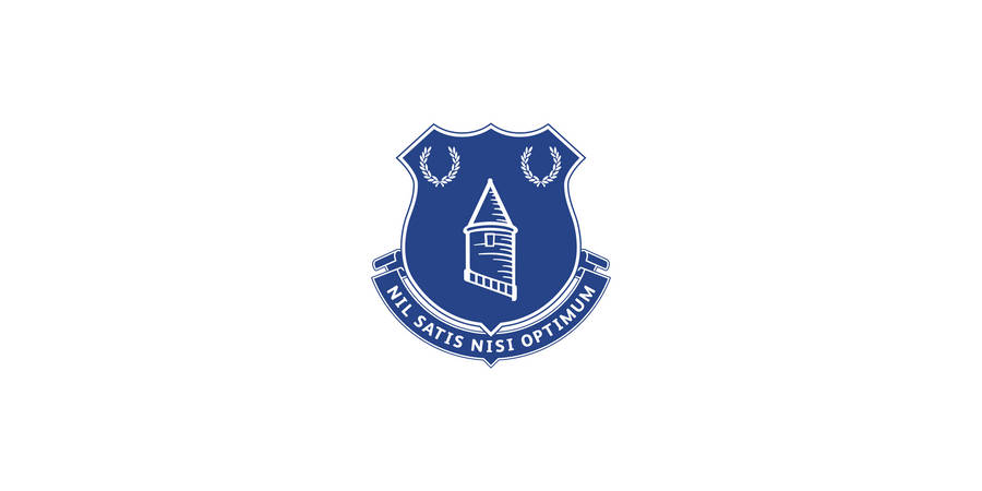 Everton F.c Minimalist Blue Logo Wallpaper