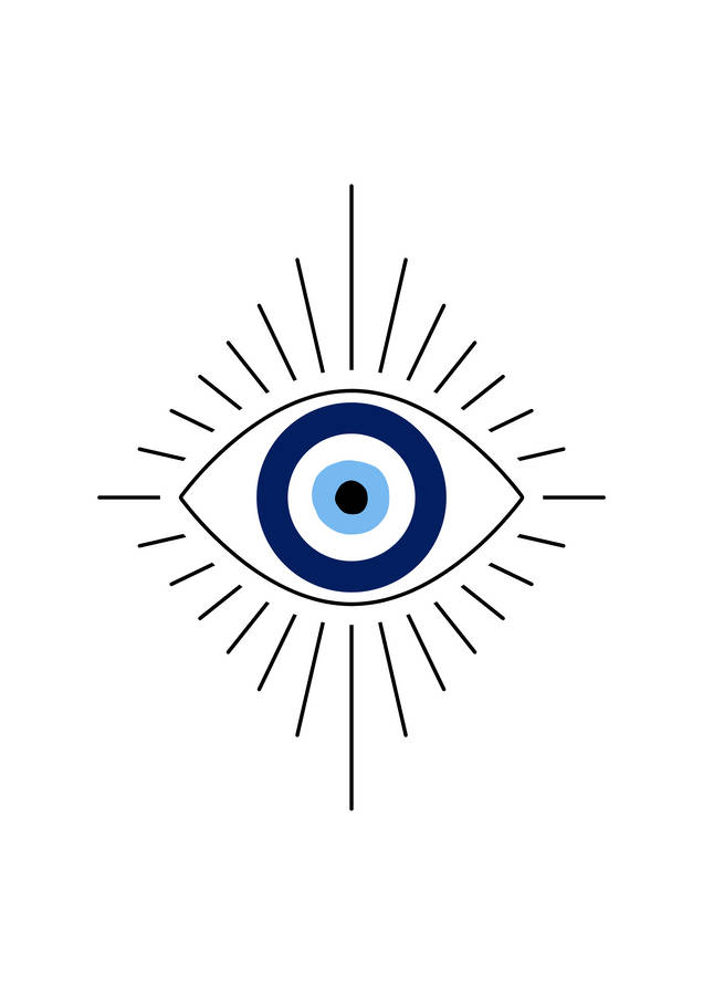 Evil Eye Diamond Wallpaper