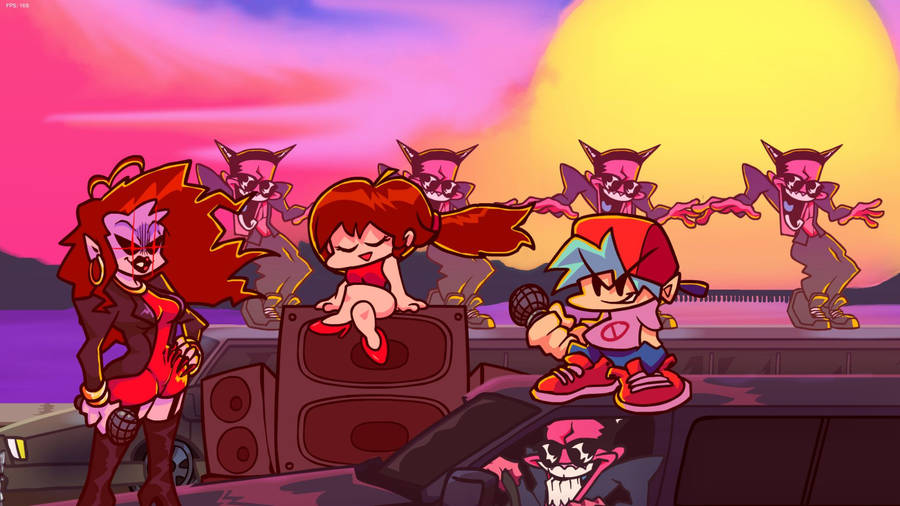 Exciting Friday Night Funkin' Gameplay Screenshot Wallpaper