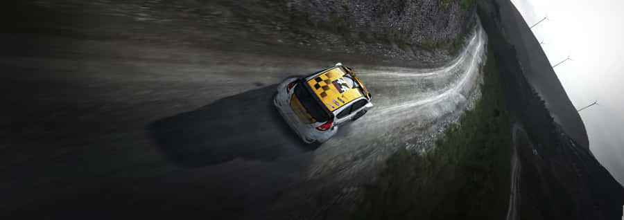 Exciting Off-road Adventure With The Dirt Game. Wallpaper