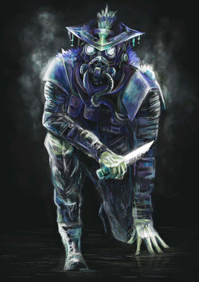 Exhilarating Battle Play With Apex Legends Bloodhound Wallpaper