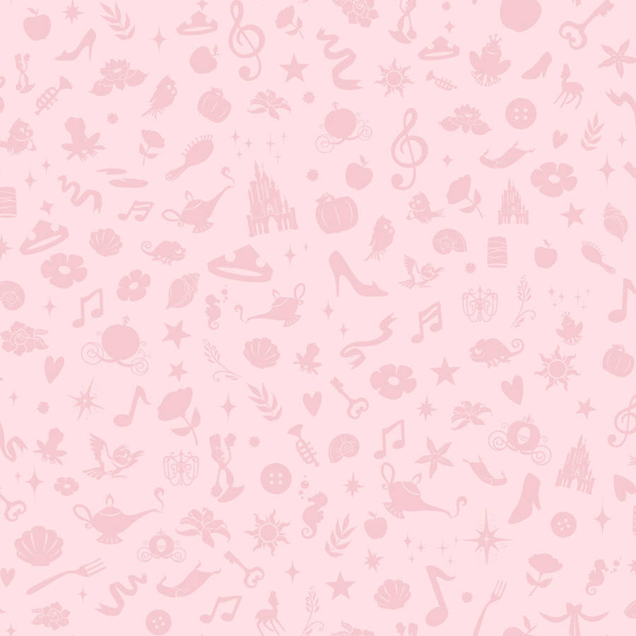 Experience A Magical World With The Disney Pattern Wallpaper