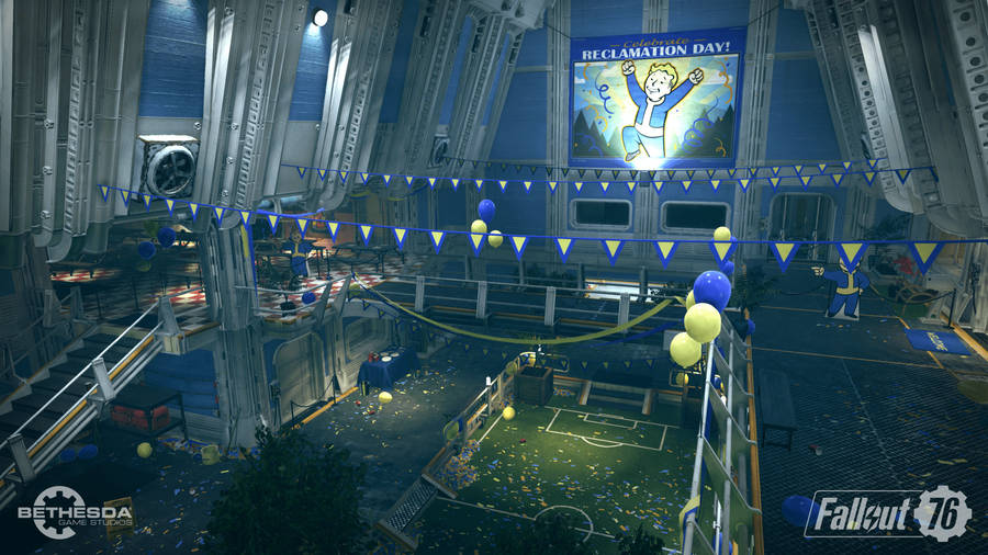 “experience Fallout 76 In Style With The Campaign Stadium” Wallpaper