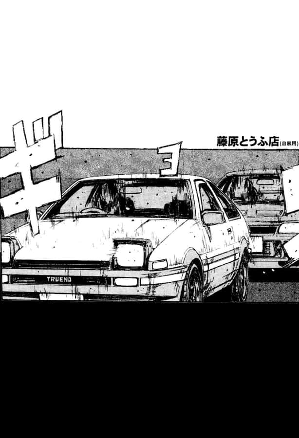 Experience Street Racing With The Initial D Phone Wallpaper