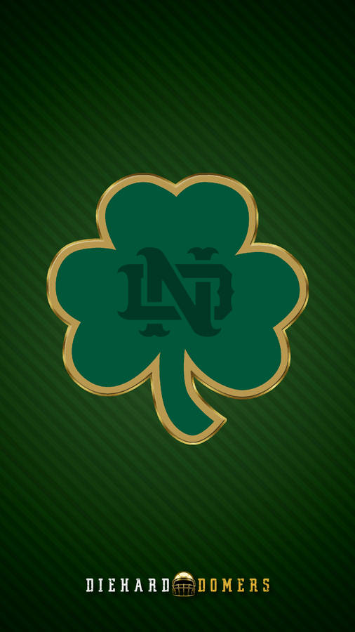Experience The Excitement Of Notre Dame Football Wallpaper