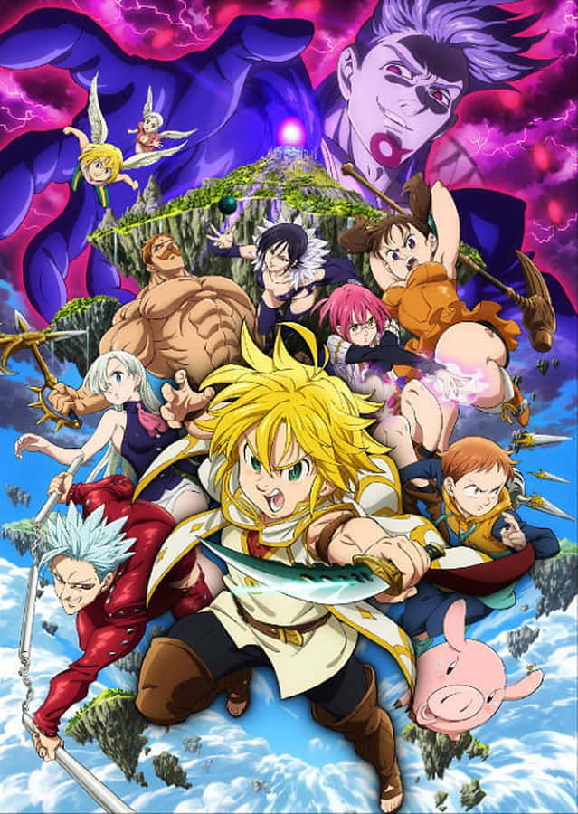 Experience The Seven Deadly Sins On Your Iphone. Wallpaper