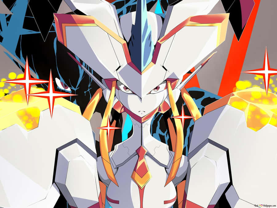 “experience The Thrill Of Darling In The Franxx With Your Phone” Wallpaper