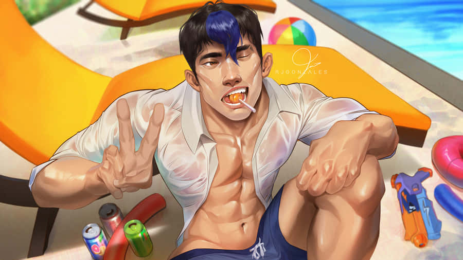 Experience The Thrills Of Yoru In Valorant Wallpaper