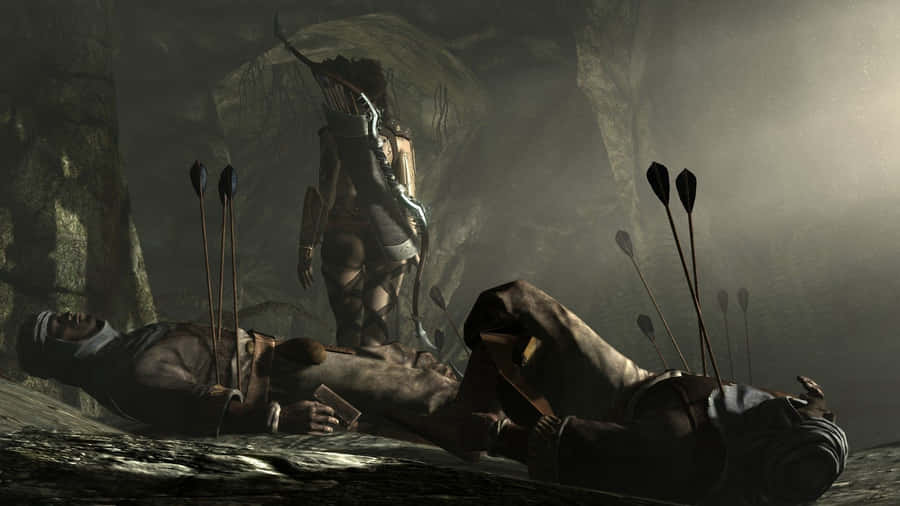 Explore The Breathtaking Vista And Hidden Secrets Of The Elder Scrolls V: Skyrim Wallpaper