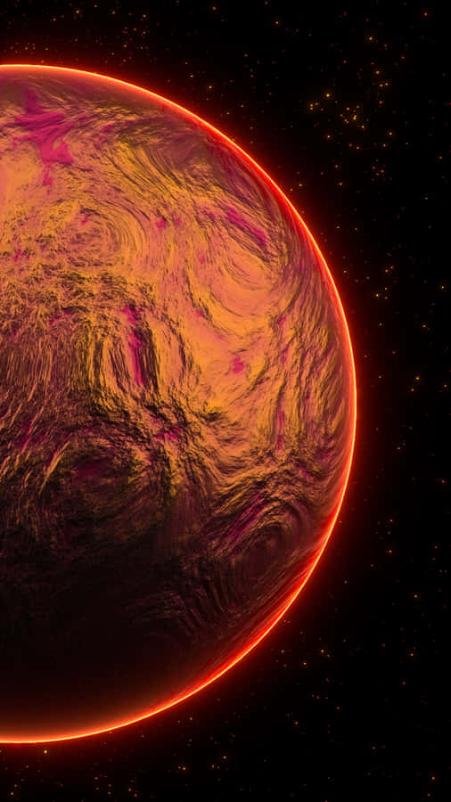 Explore The Cosmic Depths Of The Neon Galaxy Wallpaper