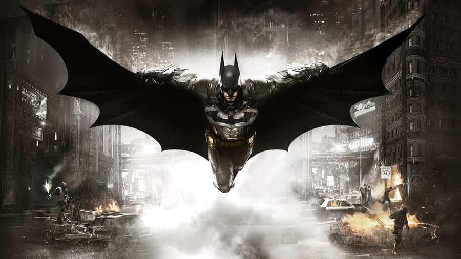 Explore The Depths Of Batman City Wallpaper