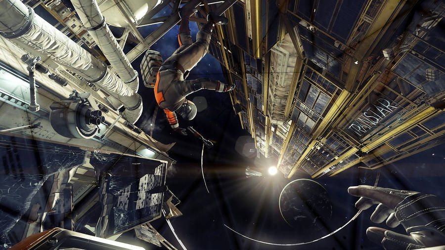 Explore The Depths Of Outer Space In Prey. Wallpaper