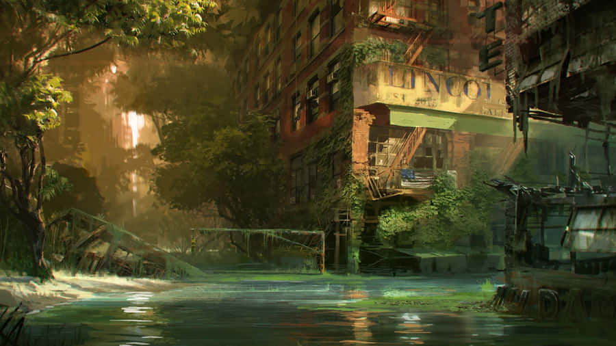 Explore The Dystopian City Of Crysis 3 Wallpaper