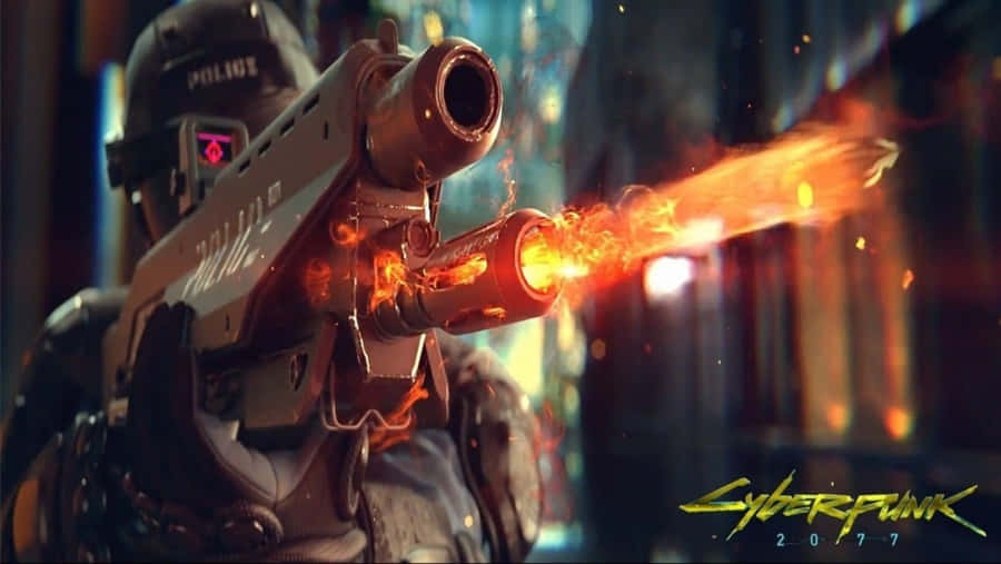 Explore The Futuristic World Of Cyberpunk 2077 Wallpaper