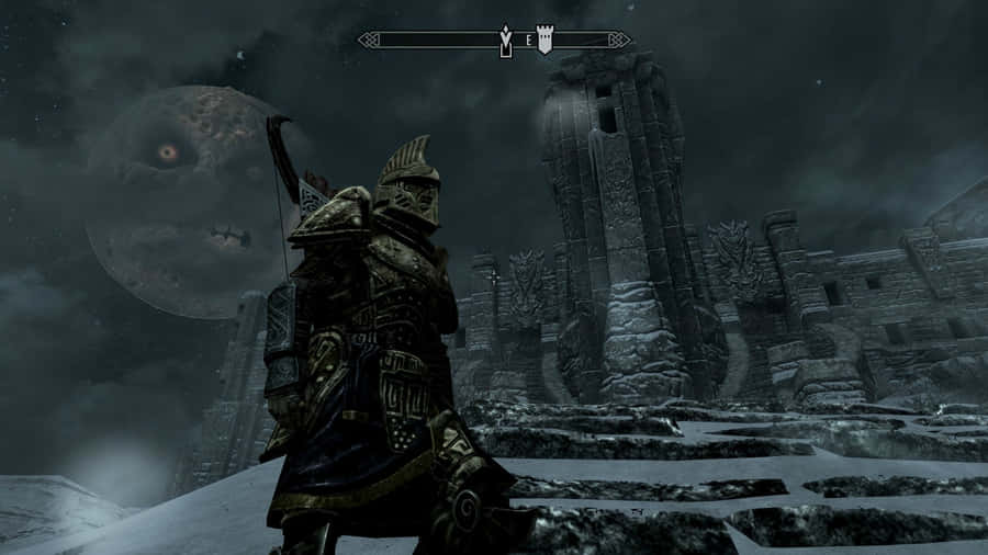 Explore The Magic Of Skyrim With A Stunning 2560 X 1440 Wallpaper Wallpaper