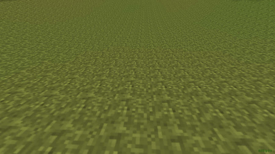 Explore The Magical World Of Minecraft With A Walk Through Its Glowing Grass Wallpaper