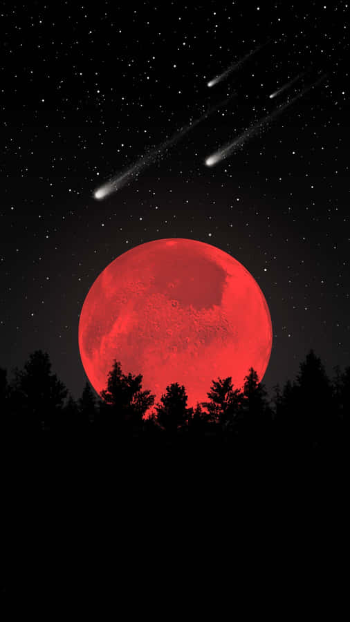 Explore The Night Sky With Cool Moon Wallpaper