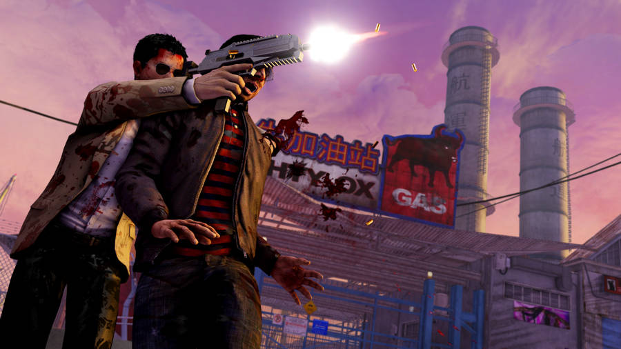 Explore The Open-world Adventure Of Sleeping Dogs Wallpaper