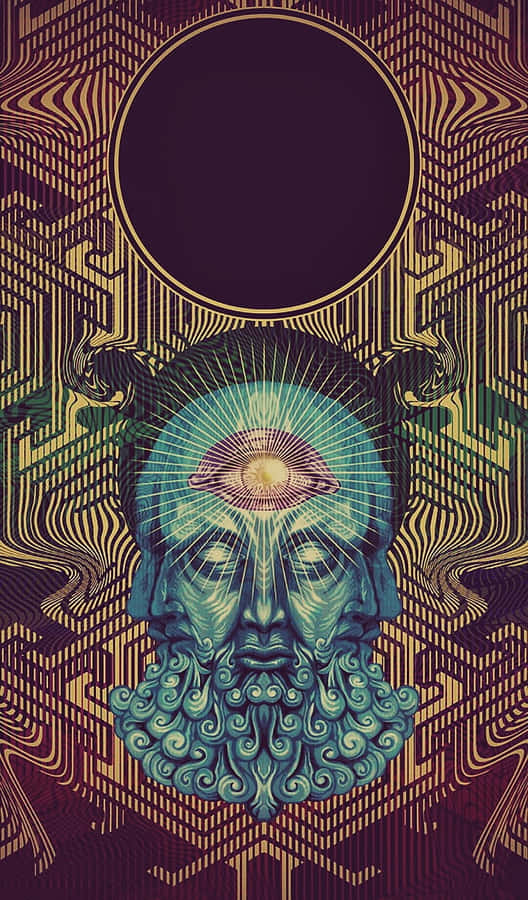 Explore The Psychedelic With A Trippy Stoner Wallpaper