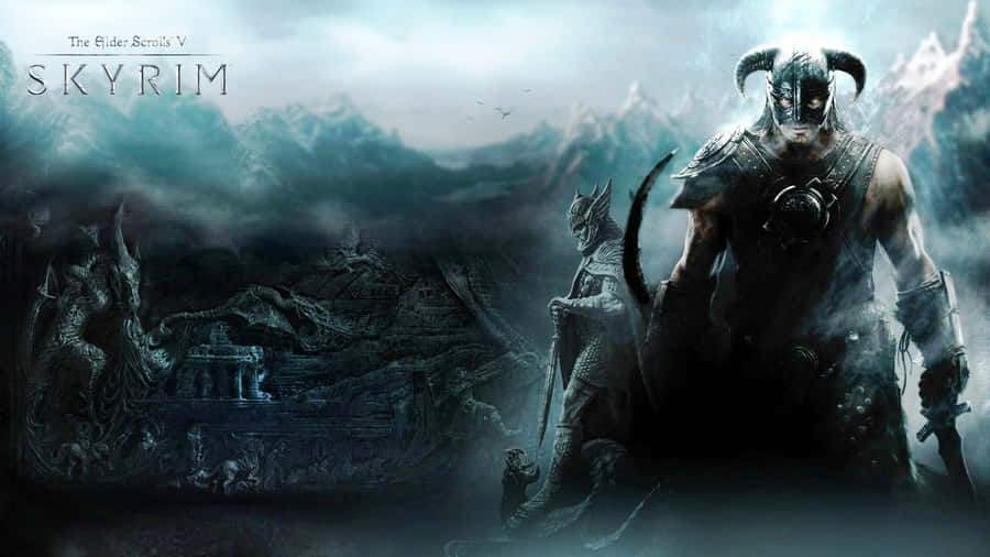 Explore The Rich Fantasy World Of Skyrim Wallpaper