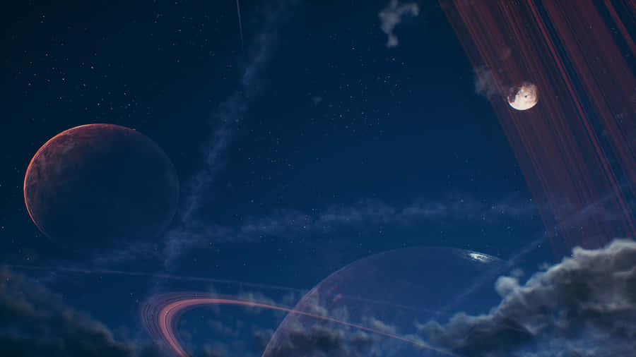 Explore The Unknown Corners Of Space On An Intergalactic Voyage Wallpaper