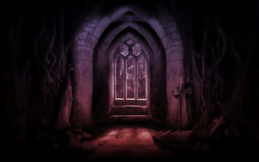 Explore The Unknown Depths Of The Mysterious And Dark. Wallpaper