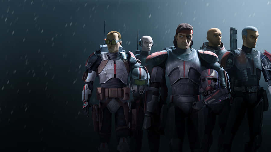 Explore The Unknown With The Elite Squad Of Clone Force 99 Wallpaper