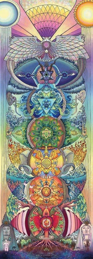 Exploring Technology In A Unique Way With Trippy Phone Wallpaper