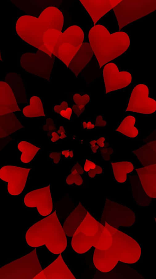 Express Your Love With This Beautiful Red Heart. Wallpaper