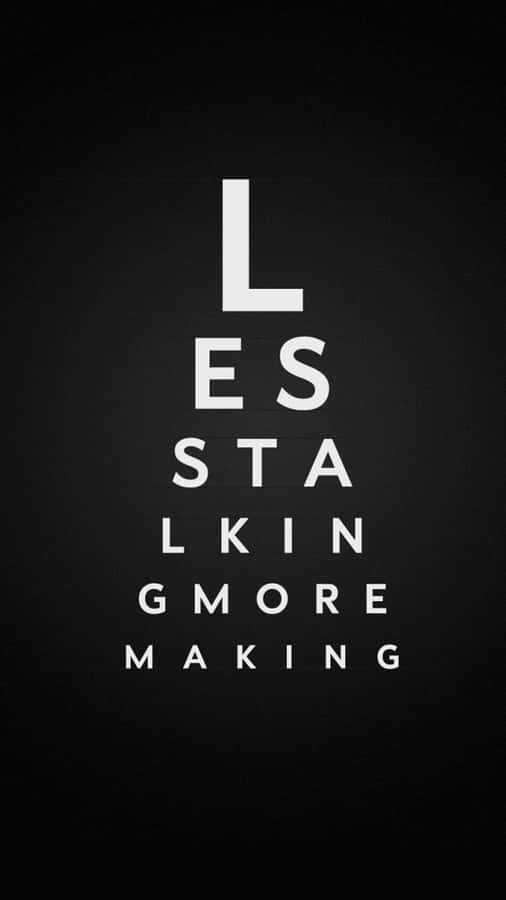 Eye Chart Funny Adult Phone Wallpaper