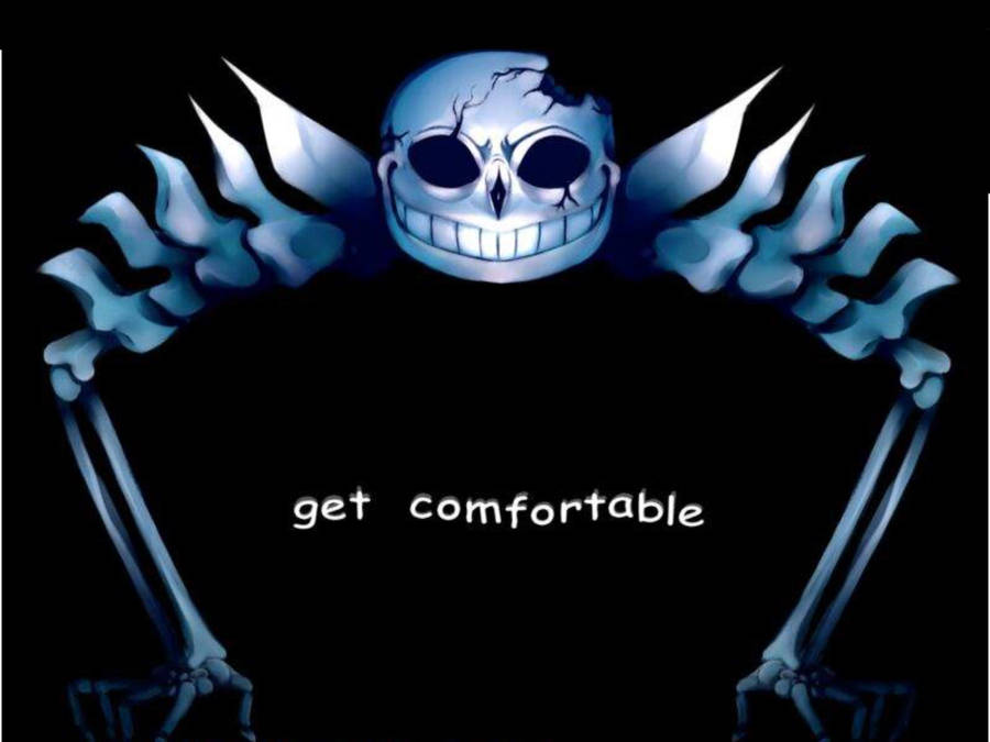 Face Your Fears With The Cool Sans Fan Art Wallpaper