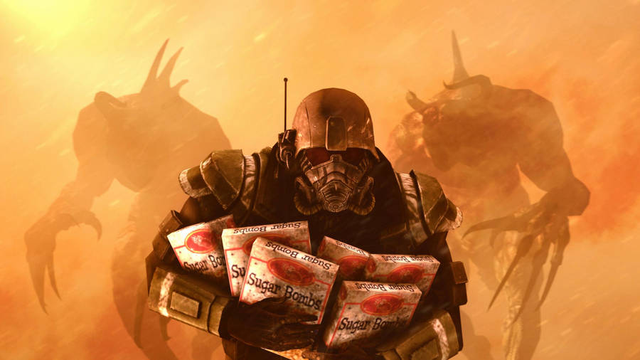 Fallout 76 Running Service Armor Wallpaper