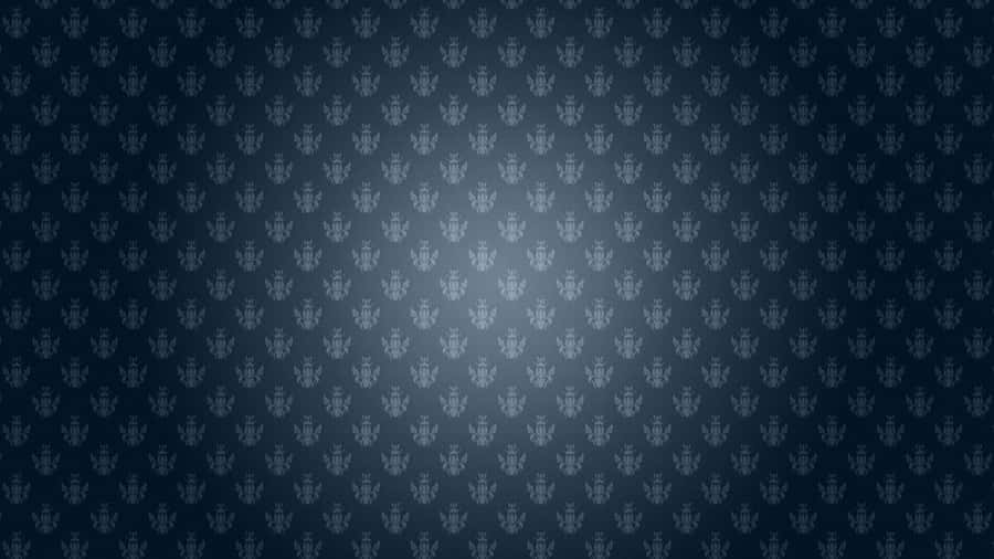 Fancy Blue Fleur De Lis Desktop Wallpaper