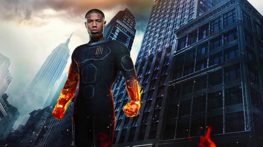 Fantastic Four Human Torch Hero Wallpaper