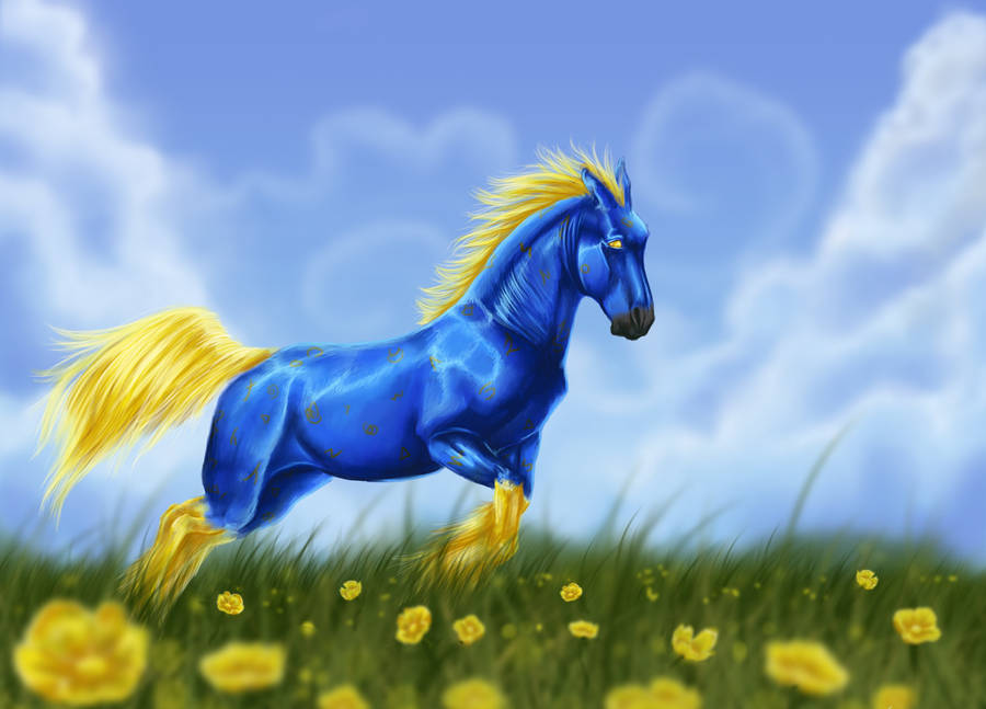 Fantasy Horse Fantasy Animals Hd Wallpaper | Background Image Wallpaper
