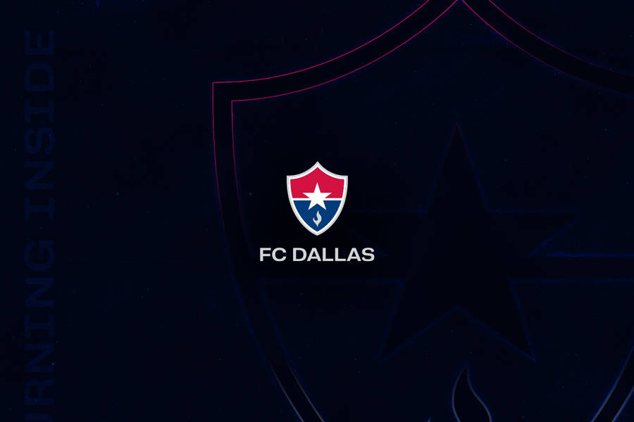 Fc Dallas Minimalist Badge Wallpaper